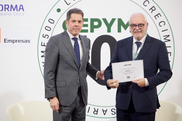 Entrega del diploma CEPYME a Mimcord